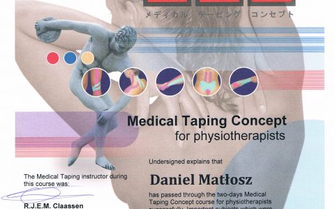 Medical Taping Concept